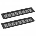 2pcs Rectangle Ventilation Grille Aluminum Alloy Mesh Air Vent Cover Louvered For Cabinet Wardrobe Shoe Closet 350x80mm 13 78 
