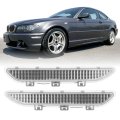 Usr 04-06 E46 2d Coupe Clear Lens Reflector A Front Bumper Sidemarker Lamp Set Left Right For 2004-2006 Bmw Chassis 3 Series 