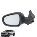 Side View Mirror With Heat And Blind Spot Detection For Trax 2024 2025 Left Driver Black Exterior Replacement 