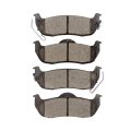 Disc Brake Pads For Nissan Armada 2005 20 Front 4000 Hybridynamic Series Mechanical Wear Sensor 2 05 Inner Height 5 61 In Width 