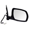 Aftermarket Auto Parts Fits 2003 2004 Nissan Murano Power Heated Memory Smooth Black Manual Folding Rear View Mirror Right 