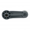 Ocpty Window Crank Handles Driver Passenger Side Replacement Fit 1985-1993 720 D21 Gray 4pcs