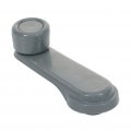 Ocpty Window Crank Handles Driver Passenger Side Replacement Fit 1985-1993 720 D21 Gray 4pcs