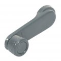Ocpty Window Crank Handles Driver Passenger Side Replacement Fit 1985-1993 720 D21 Gray 4pcs