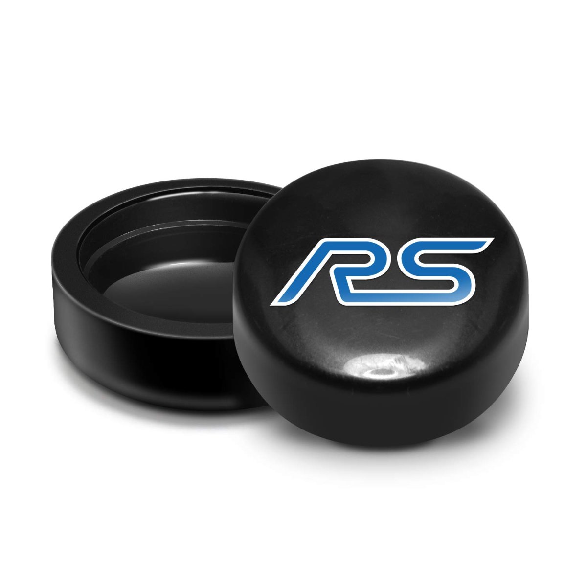 Ford Focus Rs On Black Abs Plastic License Plate Frame Screw Covers