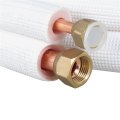 3 8 And 5 Inch 25ft Air Conditioning Connection Tube Made Of Heat Preservation Cotton Brass