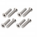Uxcell Stainless Steel Casement Window Locking Handle Grip Left Hand Silver Tone 4pcs