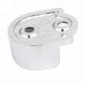 Uxcell 22mm Dia Zinc Alloy Wall Mounted Pipe Tube Wardrobe Rail Supports Bracket 2pcs