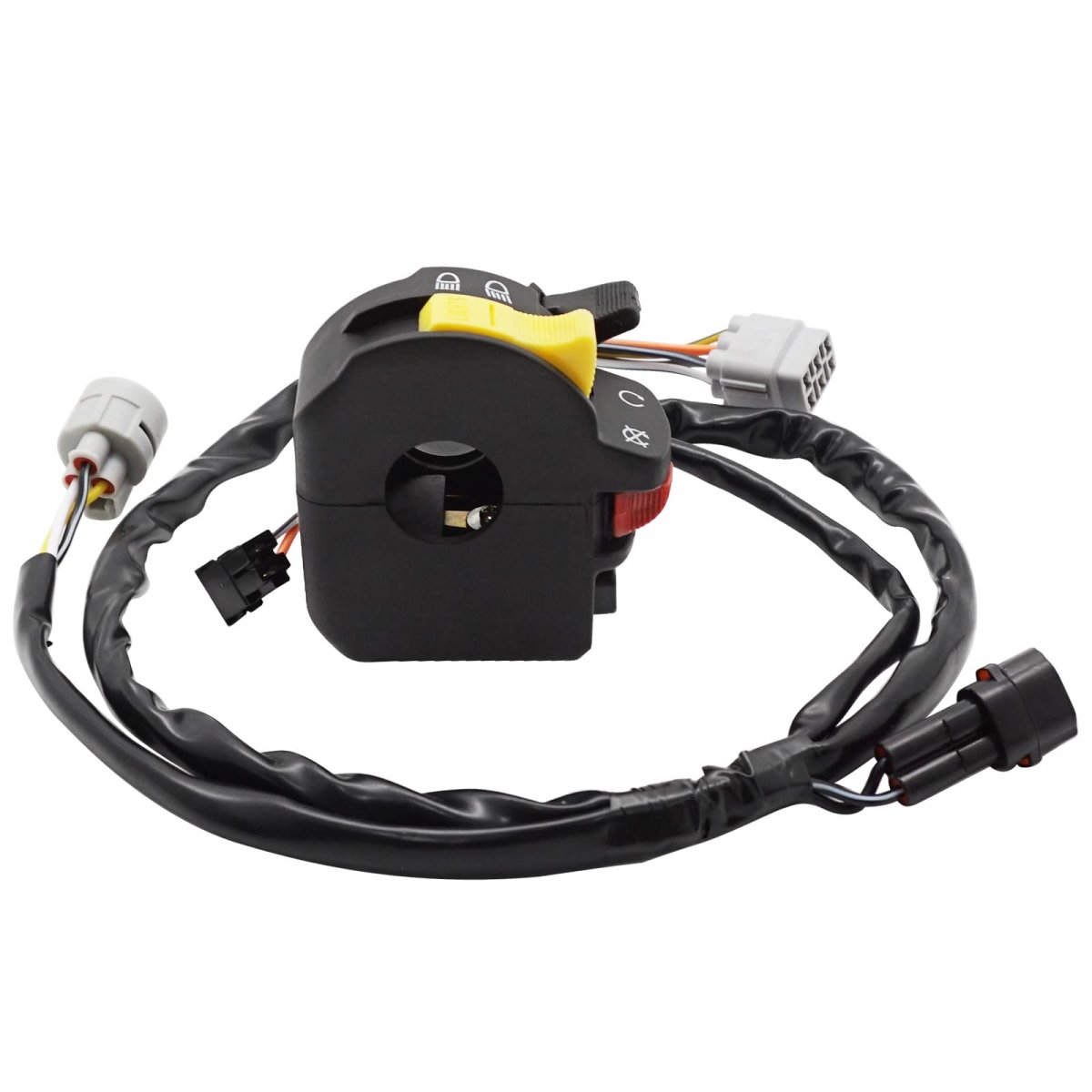 Left Handlebar Switch Start Stop Kill Headlight For Arctic Cat Dvx 400 2006-2008 3509-011
