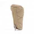 Light Brown Car Interior Zip Cosure Gear Stick Shift Knob Cover Protector 