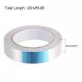 Uxcell Aluminum Foil Tape High-temperature For Heat Shielding Sealing Patching Hot And Cold Air Ducts Adhesive 25mmx20m 65ft