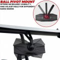 Sautvs Center Convex Rearview Mirror And Adjustable Folding Side Rear View Mirrors Kit For Polaris Rzr Xp Xp4 1000 Turbo S 4