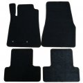 Floor Mats For 2005-2009 Ford Mustang Nylon Black Front Rear Carpet By Ikon Motorsports 2006 2007 2008 
