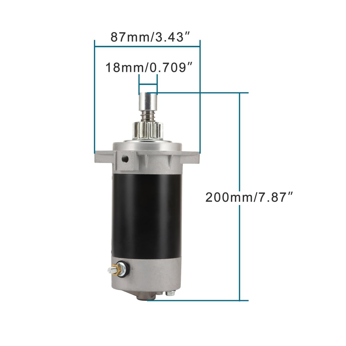 Starter Motor Replacement For Outboard Df50 Marine Engine Hb09-df50 High Torque With Keychain