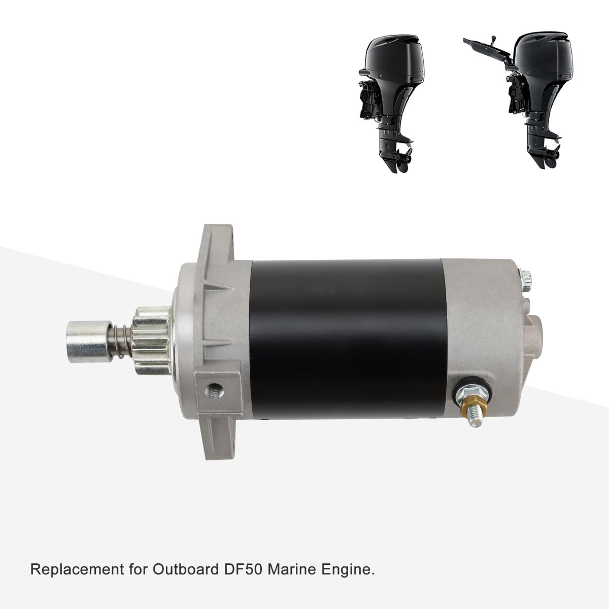 Starter Motor Replacement For Outboard Df50 Marine Engine Hb09-df50 High Torque With Keychain