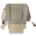 Passenger Side Bottom Replacement Seat Cover Khaki Faux Leather For Ford F150 Lariat 2009 2010 2011 2012 2013 2014 Custom Fit