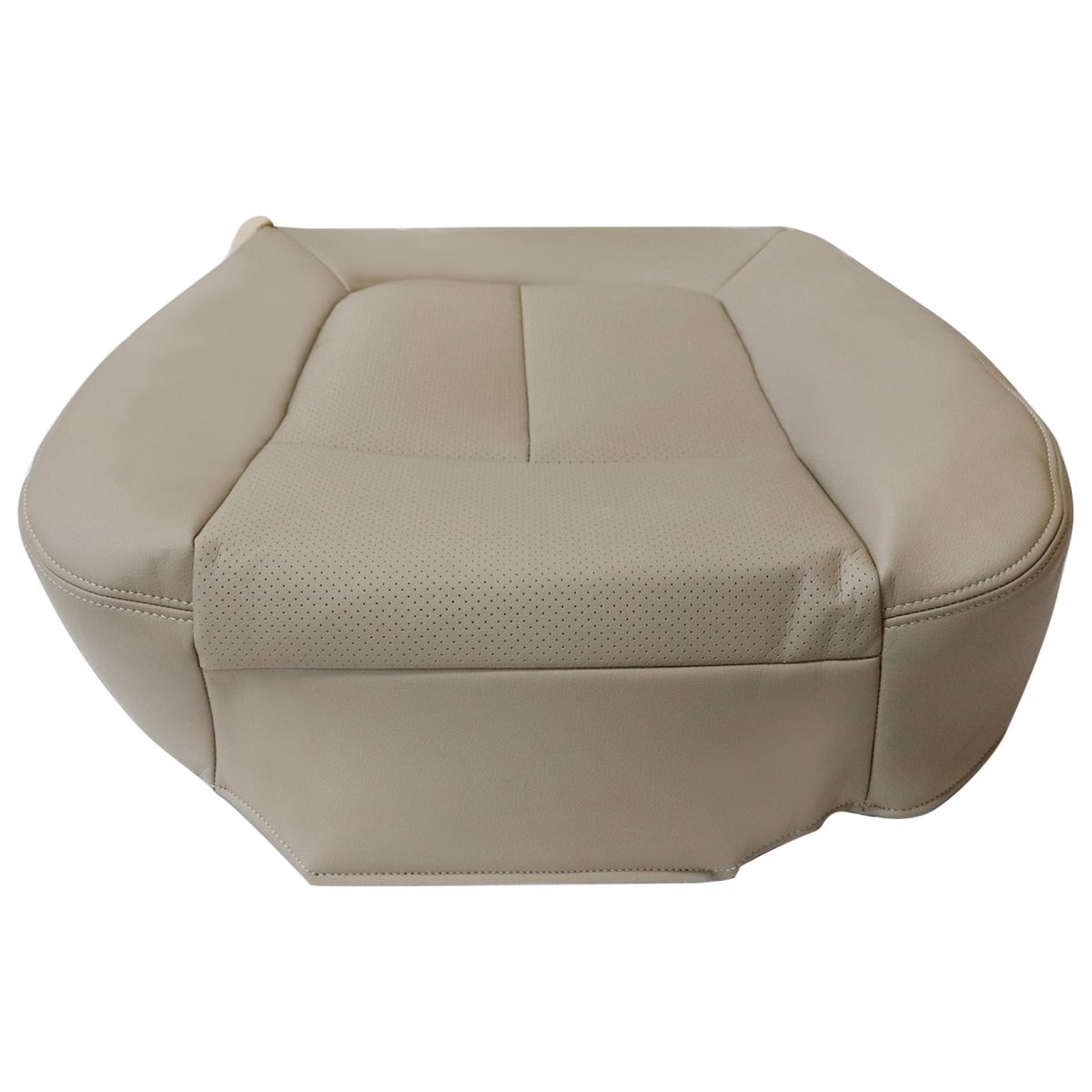 Passenger Side Bottom Replacement Seat Cover Khaki Faux Leather For Ford F150 Lariat 2009 2010 2011 2012 2013 2014 Custom Fit