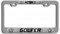 Retired Golfer Career Ch 3d Metal License Plate Frame Auto Suv Truck Tag Holder B46 