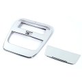 Gzxinwei Chrome Overhead Console Panel Glasses Holder Trim Cover Interior Parts For Ford F150 2021 2022 2023 Upgrade