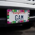Ren And Stimpy Warhol Grid Front License Plate Tag Frame