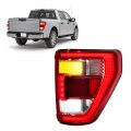 Hecasa Right Tail Light For 2021-2023d F-150 W Blind Spot Brake Parking Turn Signal Rear Lamp Clear Lens Chrome Housing Rh 