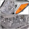 Factory Style Led Daytime Running Light Halogen Headlights Bundle With Tool Kit Compatible Nissan Rogue 14-16 Driver And