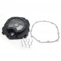 Httmt Mt313-004a- Engine Clutch Cover See Through Compatible With Kawasak Zx14r 2006-2014 Zzr-1400 Black Right