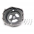 Httmt Mt313-004a- Engine Clutch Cover See Through Compatible With Kawasak Zx14r 2006-2014 Zzr-1400 Black Right