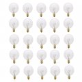 Satco S3821 15g16-1 15-watt G16-1 2 Globe Clear 25-pack