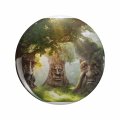 1080 Graphics Wise Mystical Tree Key Chain Double Sided Stainless Steel Keychain 