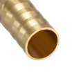 Uxcell 10mm Or 3 8 Id Brass Barb Splicer Fitting Straight Hose Air Gas Water Fuel 5pcs