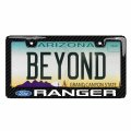 Ipick Image For Ford Ranger Black Real 3k Carbon Fiber Finish Abs Plastic License Plate Frame
