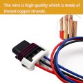 Front Turn Signal Lights Connector For Freightliner Cascadia 2008 2017 3 Pin Pigtail Plug Wiring Harness A0651907007 With 11 8