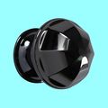 Cabinet Knob Nickel Black Brass 1 Diameter Renovators Supply 