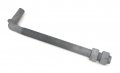Chain Link Fence J-bolts Galvanized Finish Pin 5 8 Inch Long