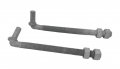 Chain Link Fence J-bolts Galvanized Finish Pin 5 8 Inch Long 