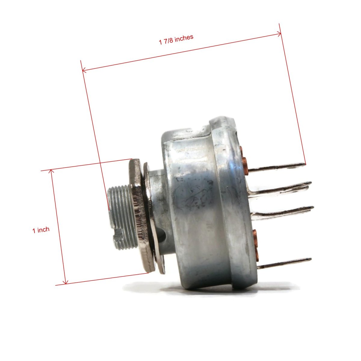 Ignition Switch With Keys For Prime Line 7-01895 701895 Lawn Mower 6 Terminal 5 8 In Mounting Stem 4 Positions
