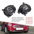 Pair Front Bumper Fog Light For Mini Cooper One R50 R52 R53 63176925049 63176925050 Left Right