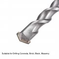 Uxcell Rotary Hammer Drill Bit 25 32-inch 3 9-inch Significant Depth 7 7-inch Long Carbide Tipped Hollow Square Shank
