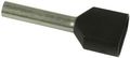 Wire Ferrule Twin 16 Awg 12 Mm 20 Black 
