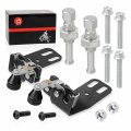 Front Left Right Armor Suicide Door Slam Latch Kit Black For Polaris Rzr 570 800 900 P081291