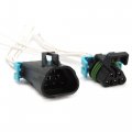 5 Pin Male And Female Sealed Headlight Assembly Connector Plug Pigtail Wiring Harness For Gm Pontiac G6 2 Pack 6 89 In Long 