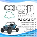 Engine Complete Gasket Rebuild Kit 2017-2021 For Polaris Rzr Turbo Xp 4 S