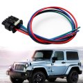 Front Axle Locker Actuator Connector For Jeep Wrangler 2018-2024 68396618aa Plug Wiring Harness 