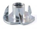 T-nut 1 4-20 X 3 8 Length 4 Prong Steel Press-in Threaded Insert For Wood Or Plastic Pack Of 100 
