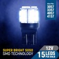 Pilot Automotive Il-3157b-15-am Blue 15-smd Led Turn Tail Light Bulb 2 Piece