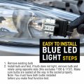 Pilot Automotive Il-3157b-15-am Blue 15-smd Led Turn Tail Light Bulb 2 Piece