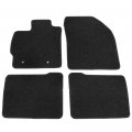 Freemotor802 For 2010-2015 Toyota Prius 4dr Floor Mats Black Nylon Car Carpets 4-pc Set 