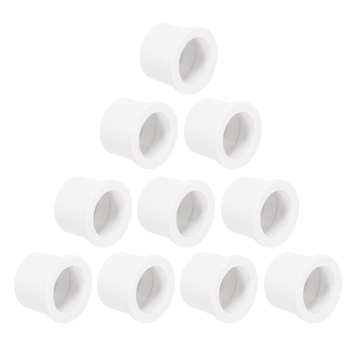 10 Pcs Pvc Dwv Reducer Bushing 3 4 X 1 2 Socket Socket Thread Coupling Connectors Pipe Adapter Fitting For Connecting Home