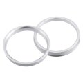 4pcs Od 78 1mm To Id 70 Aluminum Alloy Car Auto Hub Centric Rings Wheel Bore Center Spacer Replacement 